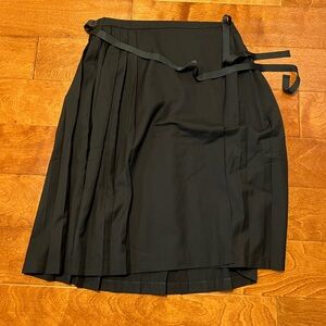 NWT Petit Clair Black Wrap Skirt Size M
